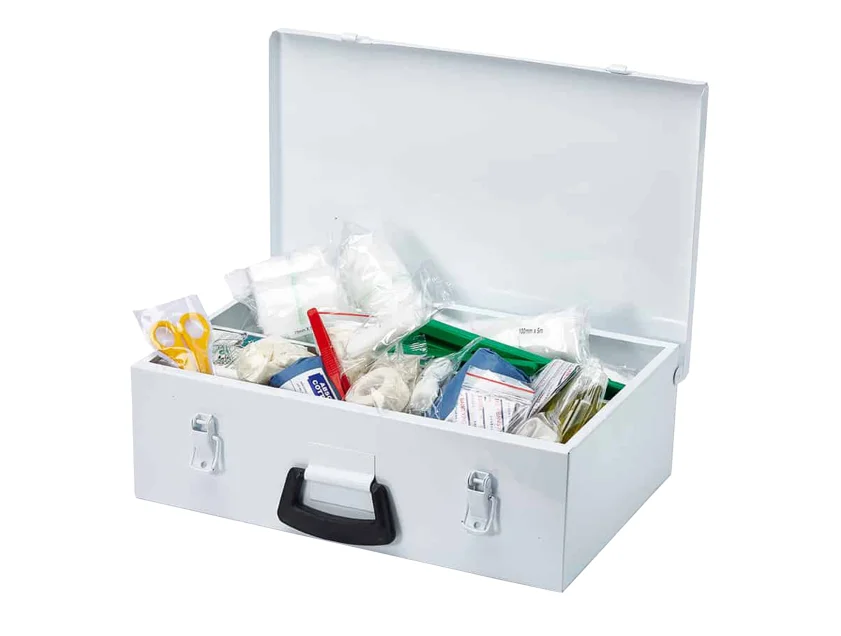Regulation 3 Factory First Aid Kit in Metal Box